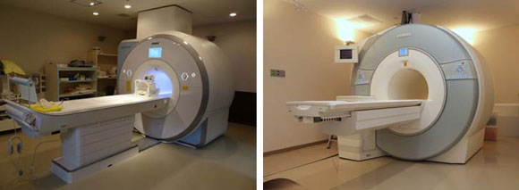 がんセンターのMRI装置の写真