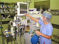 手術部内業務の写真